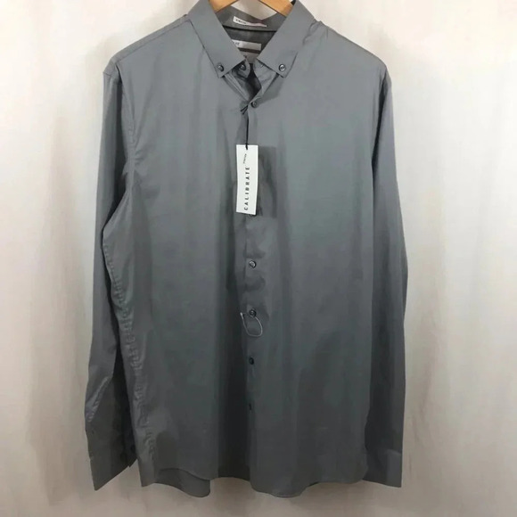 Calibrate Slim Fit Stretch Button Down Shirt - Picture 2 of 8